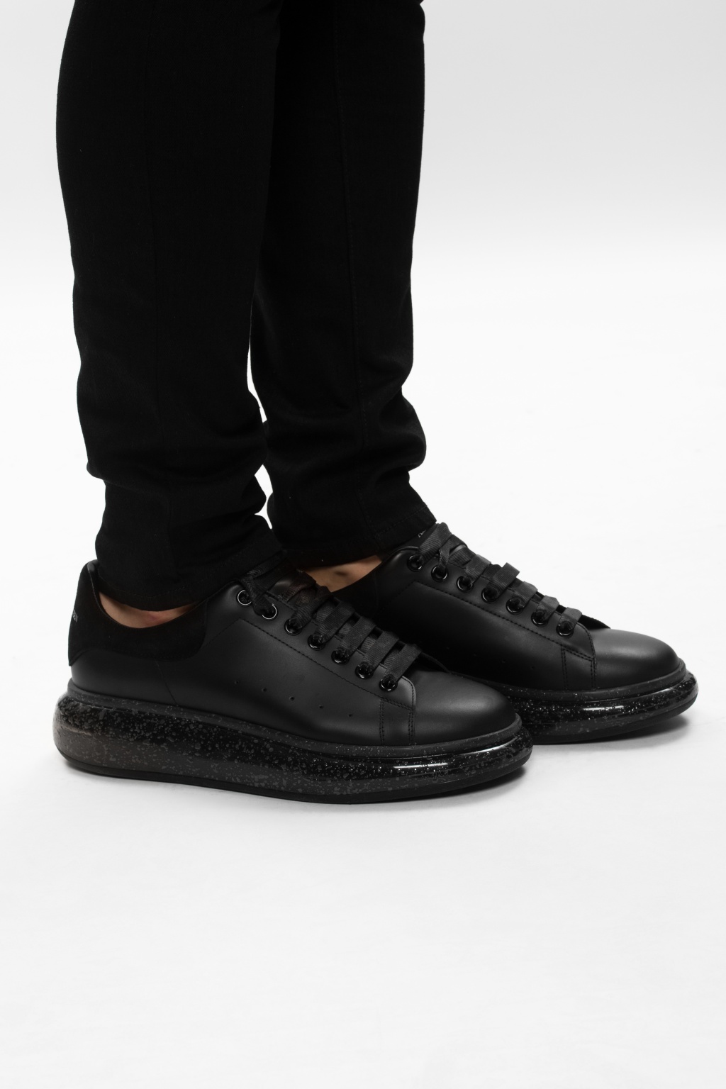 Alexander mcqueen store larry leather sneakers